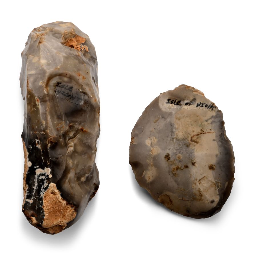 Stone Age Knapped Flint Pick and Scraper