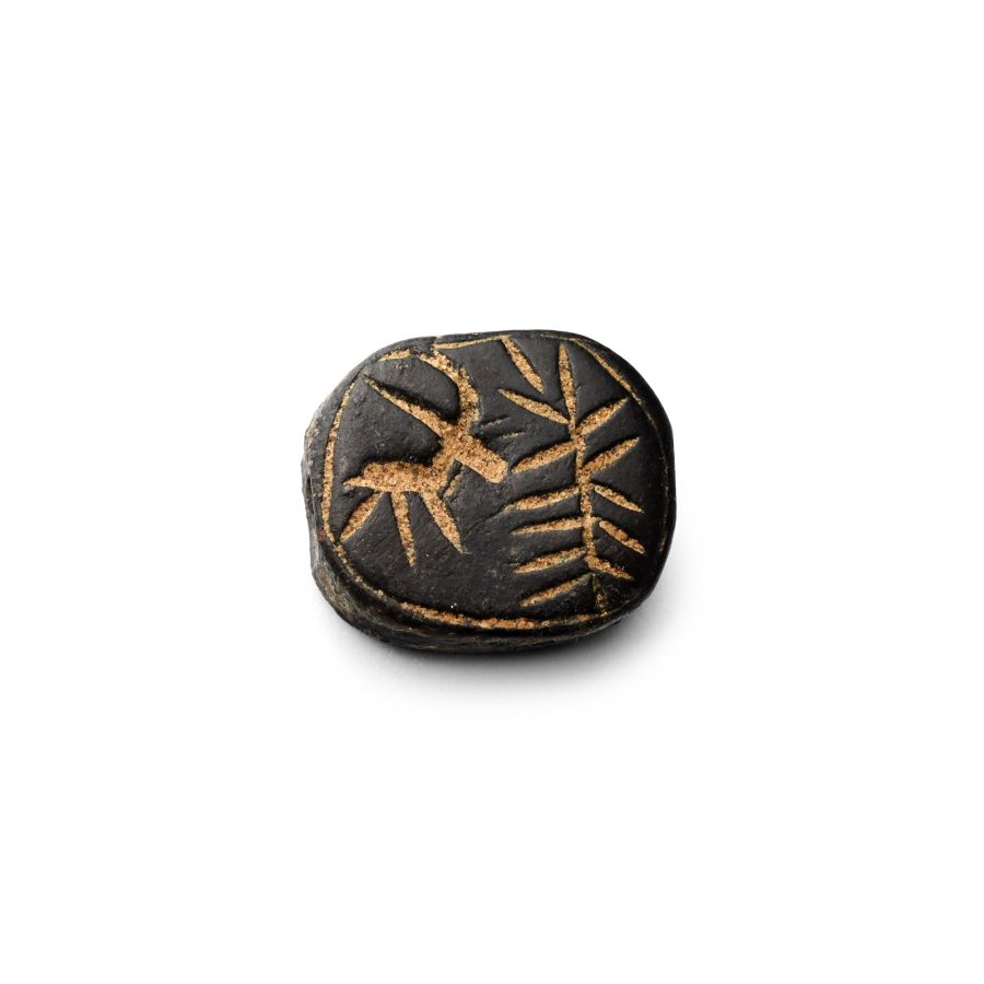 Western Asiatic Bronze Scaraboid Seal Matrix