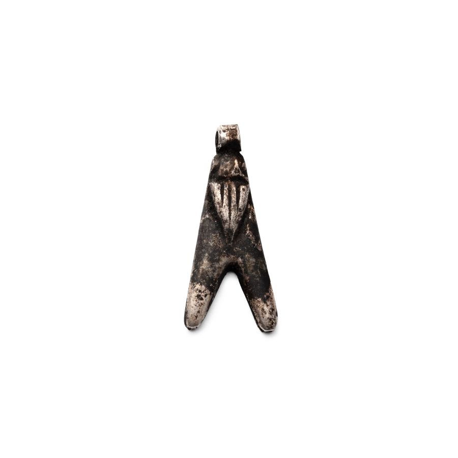 Egyptian Silver Fly Amulet