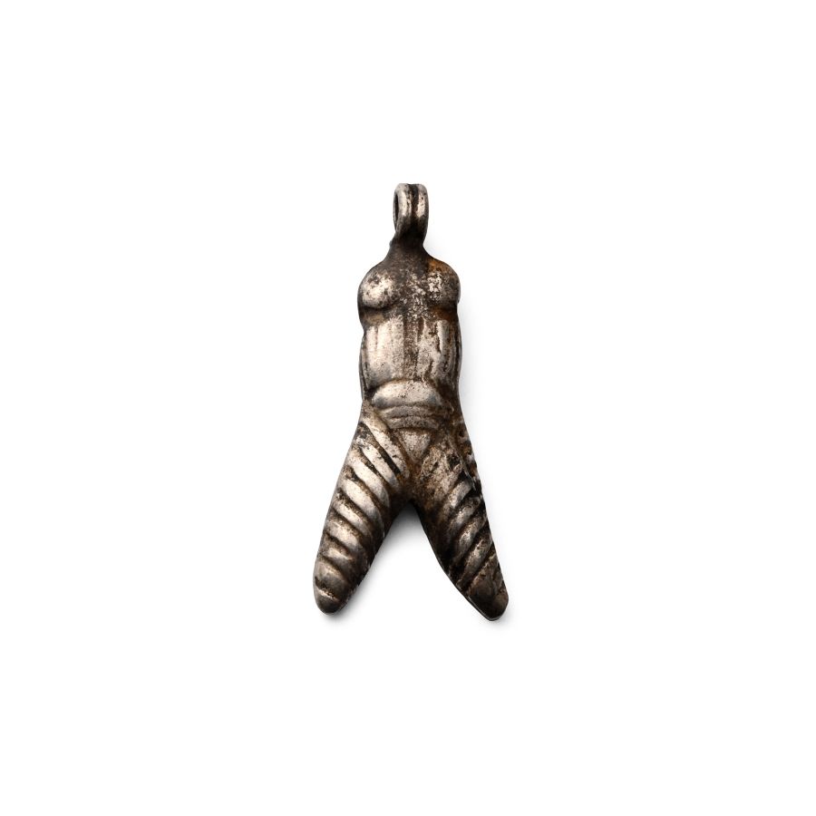 Egyptian Silver Fly Amulet