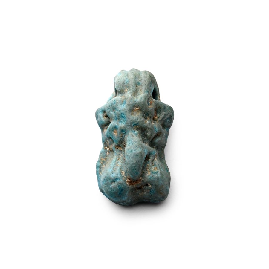 Phoenician-Egyptian Faience Phallic Amulet