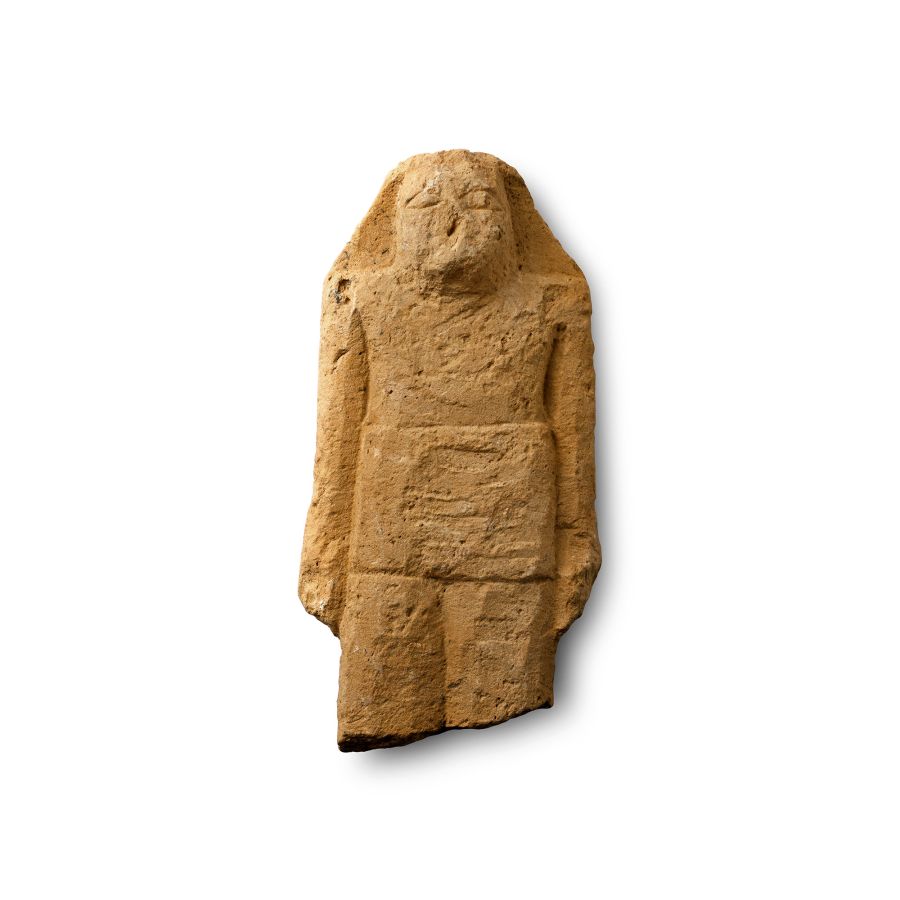 Egyptian Limestone Grave Figure
