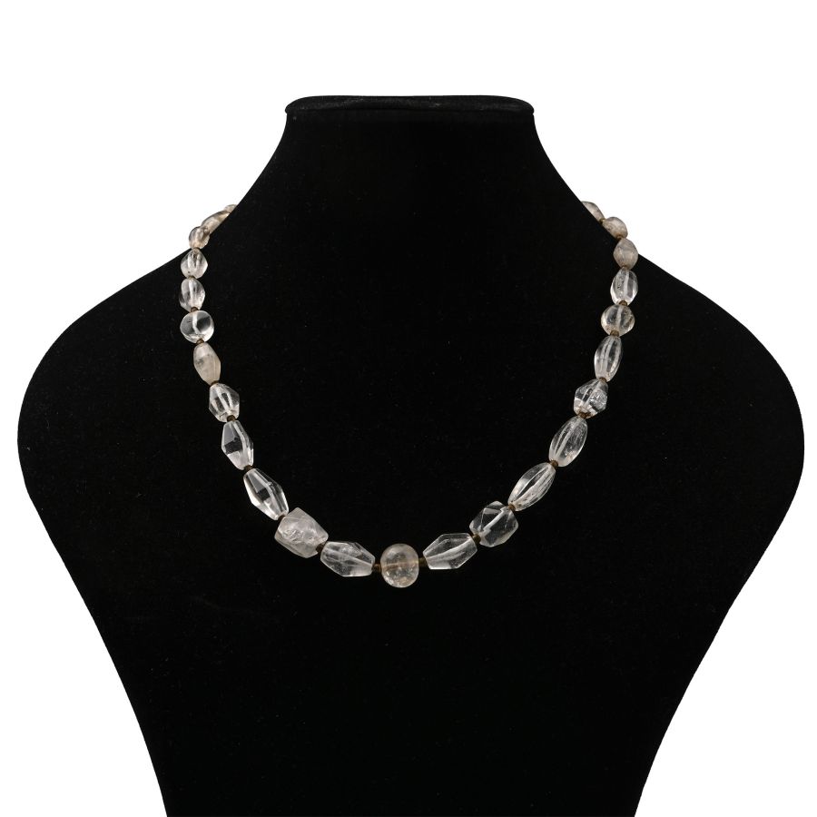 Western Asiatic Rock Crystal Bead Necklace