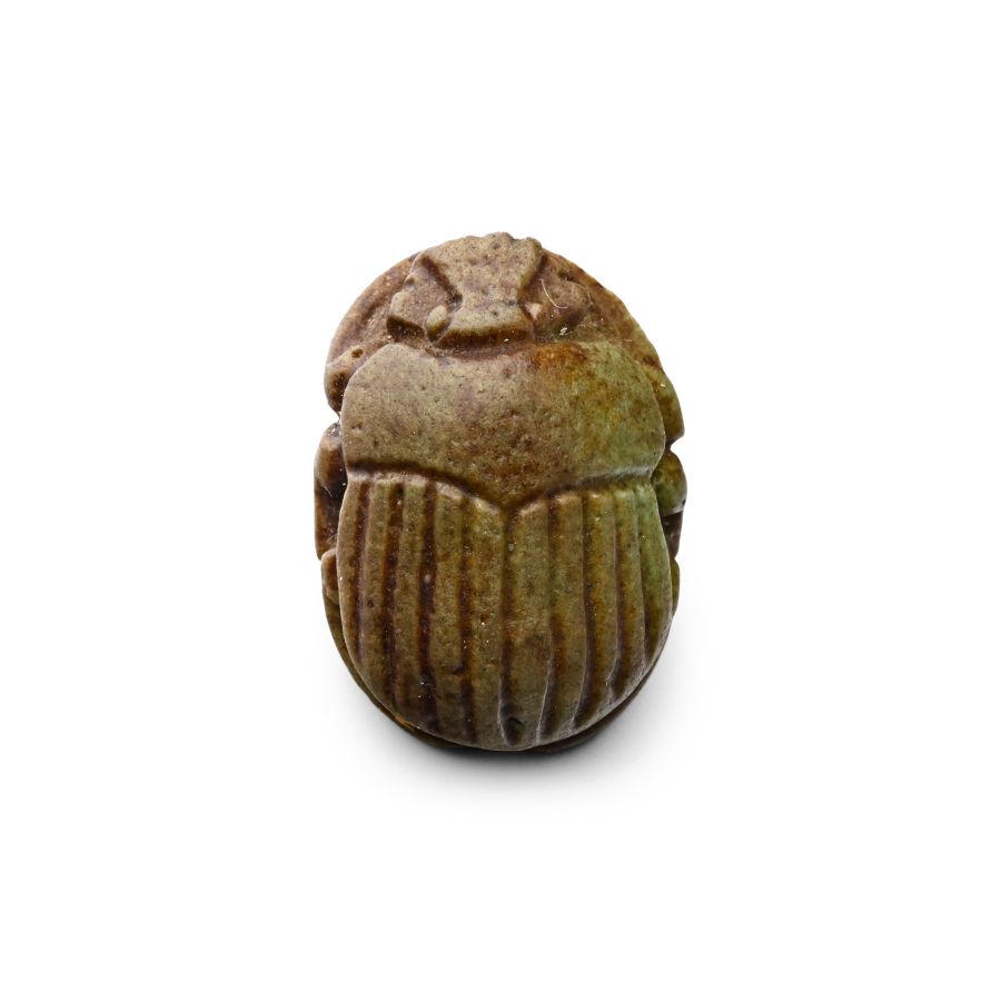 Egyptian Steatite Heart Scarab