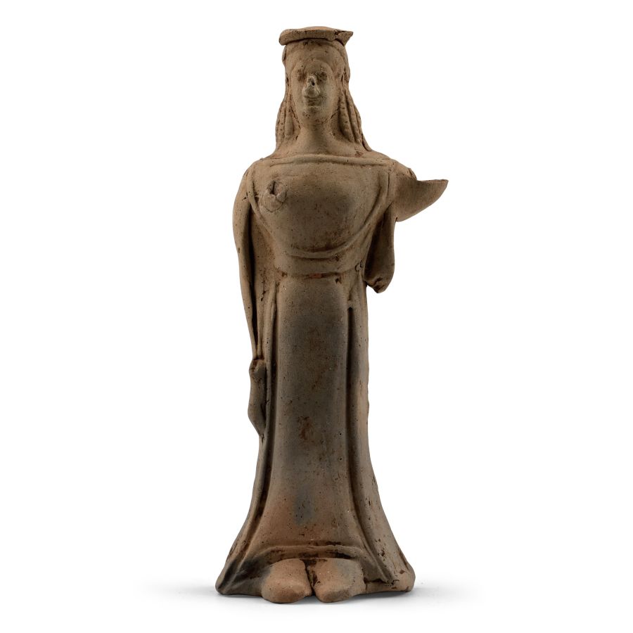 Greek Terracotta Figure of a Kore