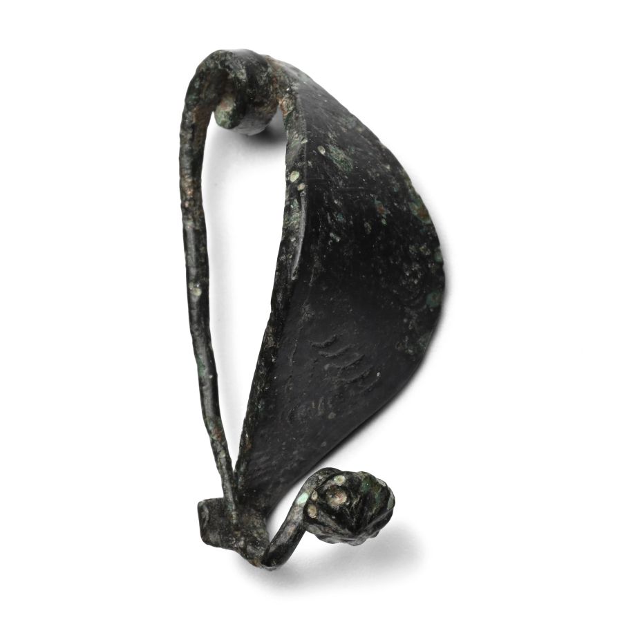 Iron Age Celtic Bronze La Tene Fibula