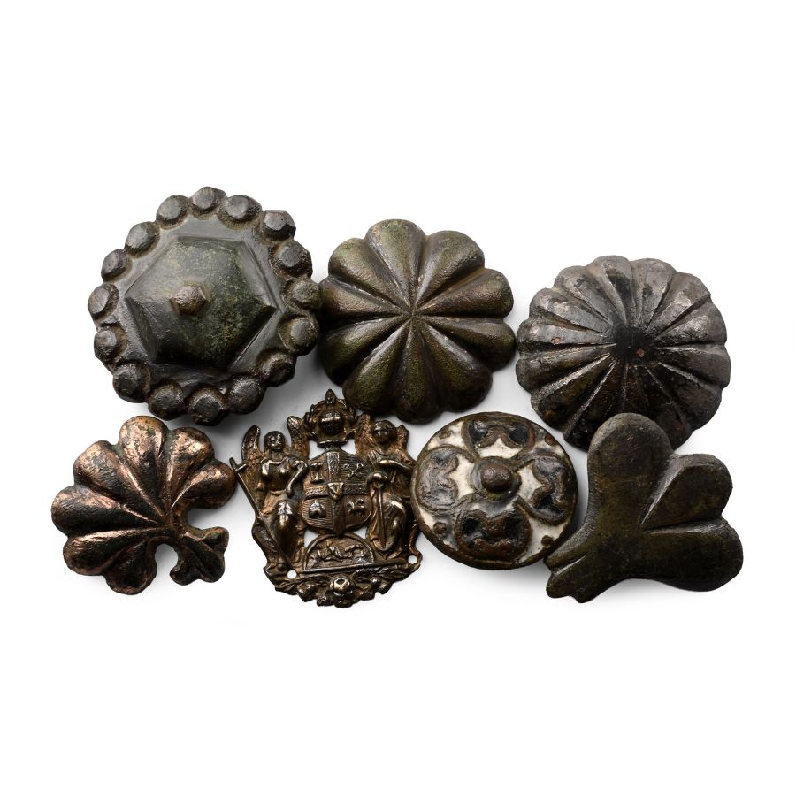 Post Medieval Bronze Belt Mount Collection