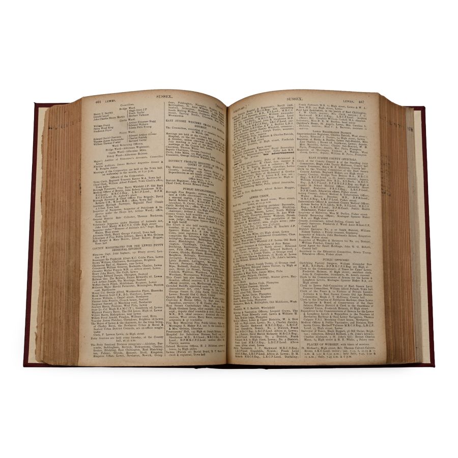 Kelly's Sussex Directory - 1918