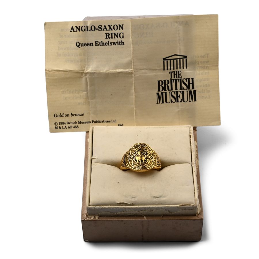 Anglo-Saxon Queen Ethelswith of Mercia Ring Replica