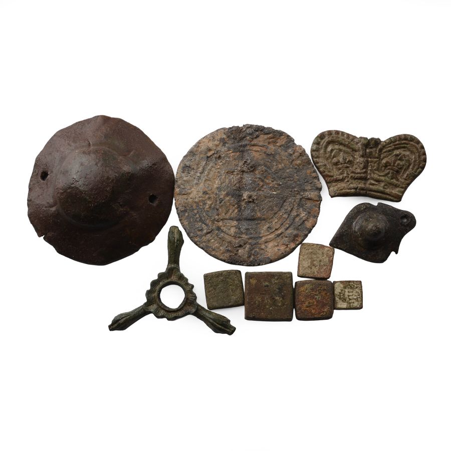 Medieval and Later Bronze and Lead Artefact Group