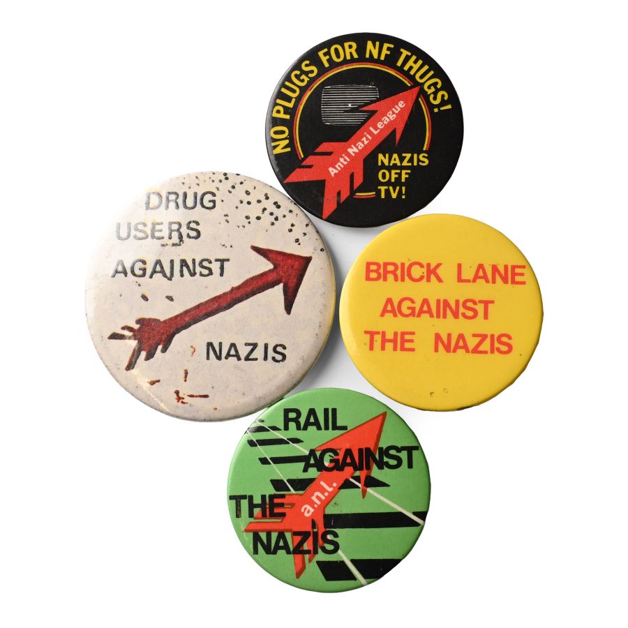 Anti-Nazis Related Vintage Pin Badge Collection