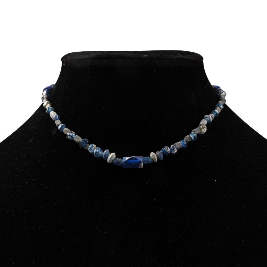 Roman Blue Glass Bead Necklace String