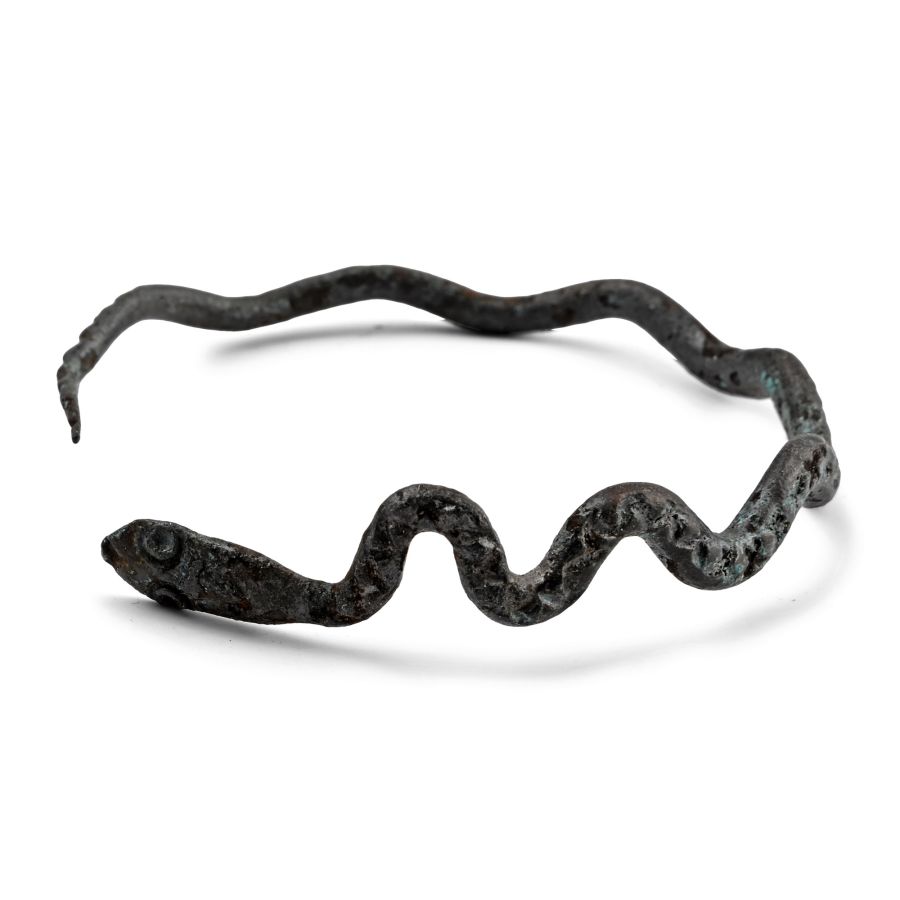 Roman Bronze Snake Bracelet