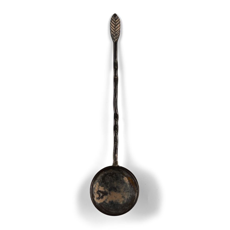 Post Medieval Bronze Medical Spoon