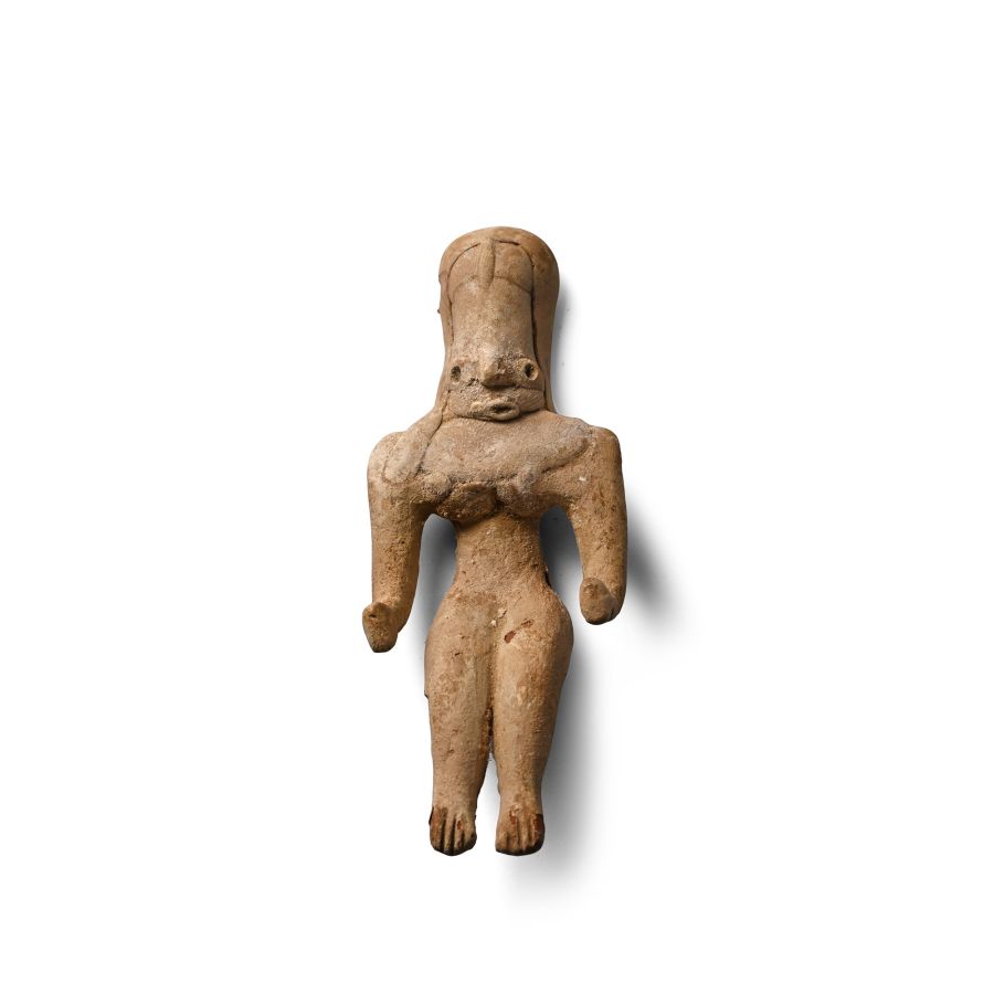Indus Valley Seated Terracotta Fertility Figure