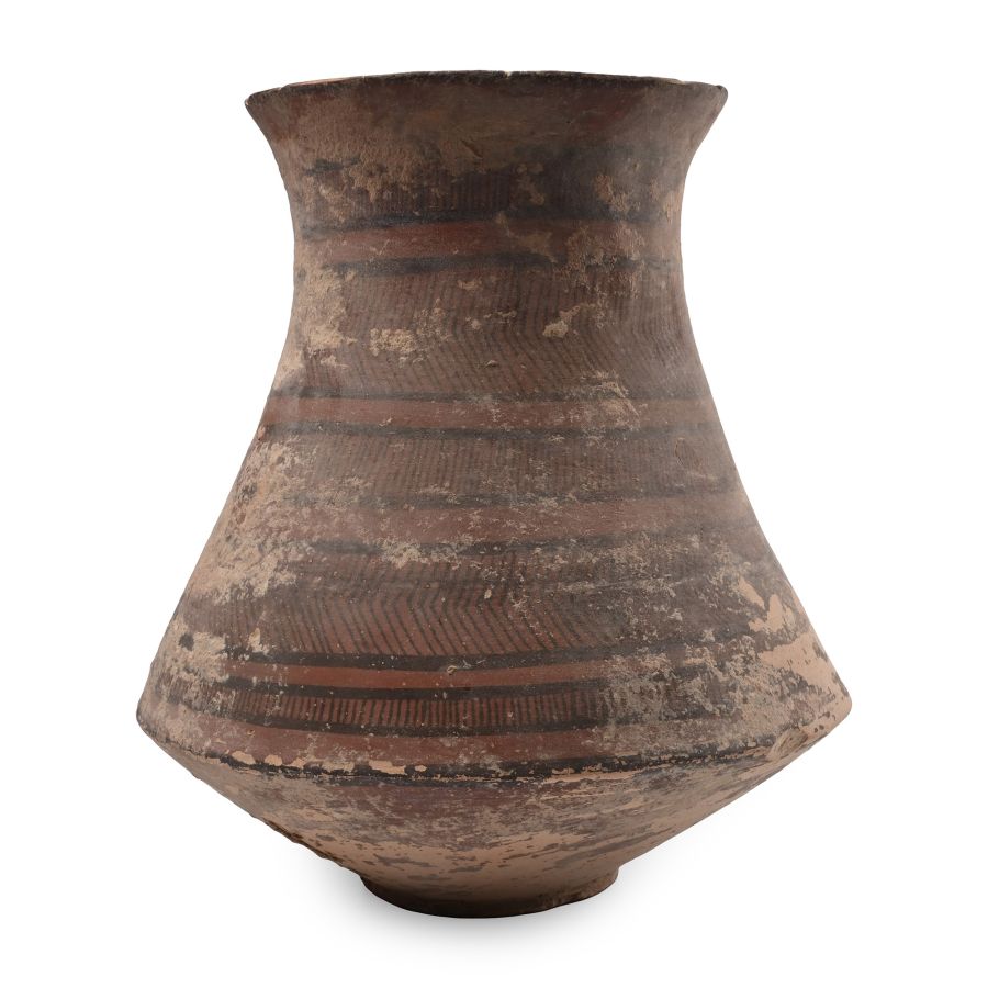 Indus Valley Mehrgarh Terracotta Geometric Vase