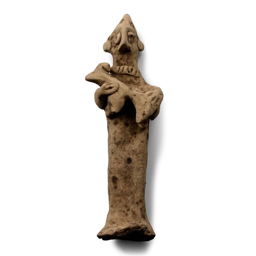 Syro-Hittite Terracotta Figurine with Animal