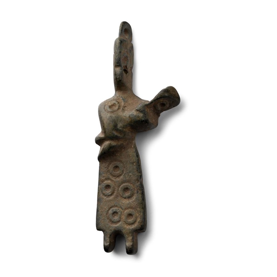 Amlash Bronze Mother Goddess Pendant