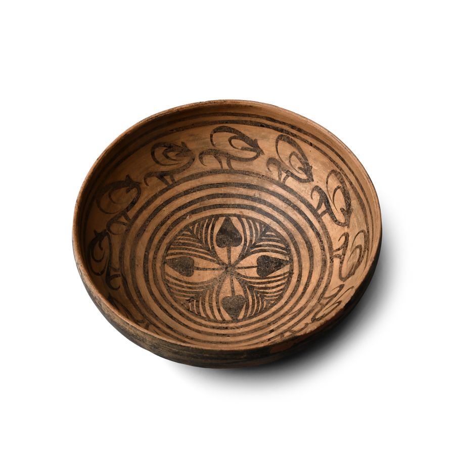 Indus Valley Mehrgarh Terracotta Bowl with Ibex