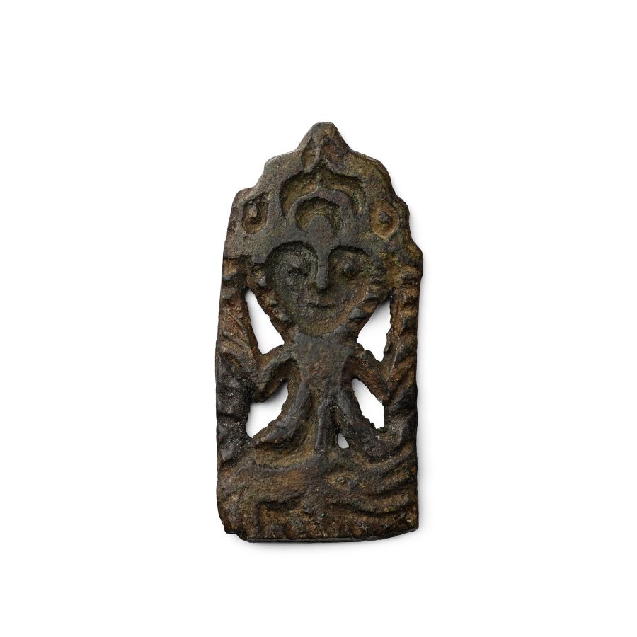 Central Asian Bronze Perm Kama Iconic Applique