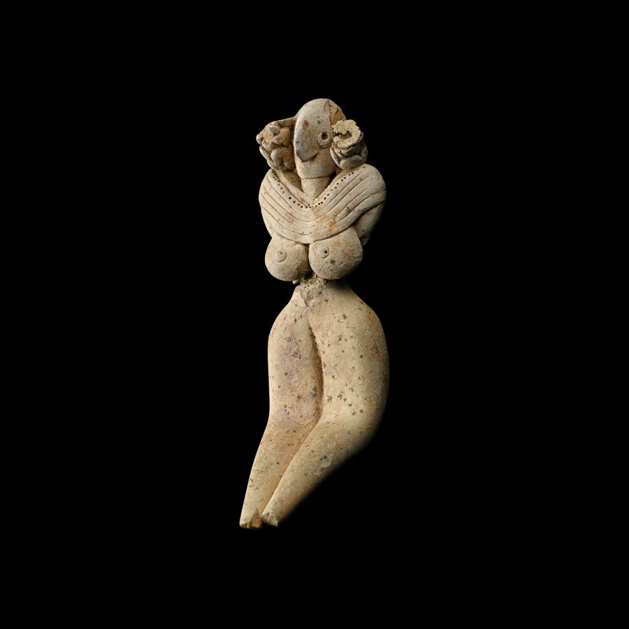 Indus Valley Seated Terracotta Fertility Figure