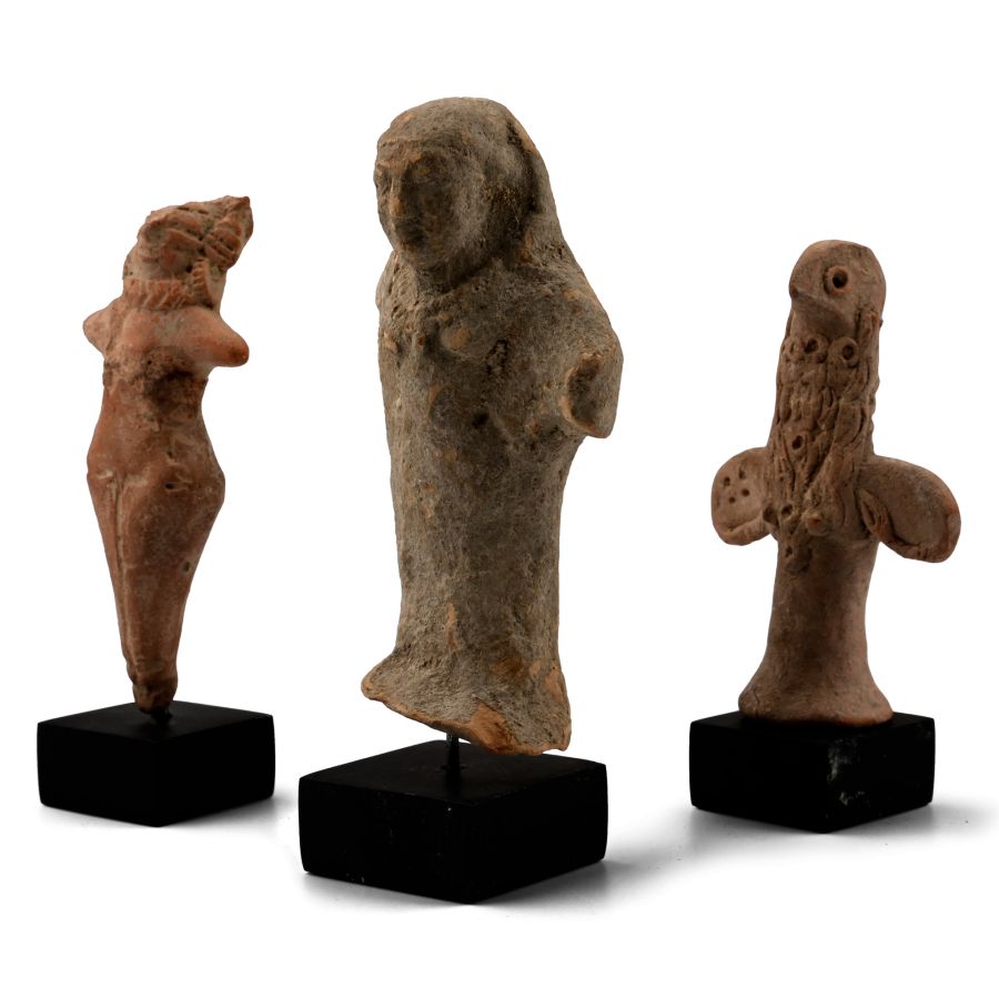 Western Asiatic Terracotta Votive Idol Group