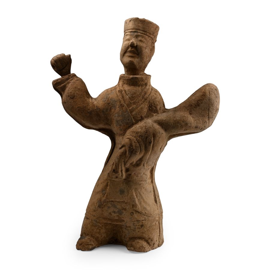 Chinese Northern Wei Terracotta Standing Figure
