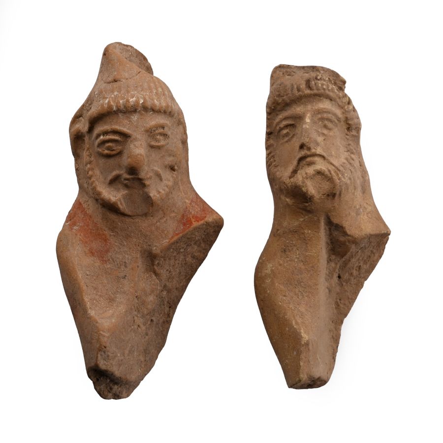 Parthian Terracotta Head Group