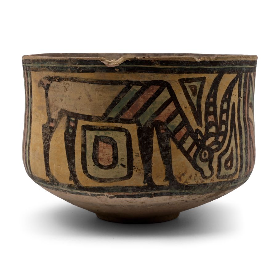 Indus Valley Mehrgarh Terracotta Vessel with Animals