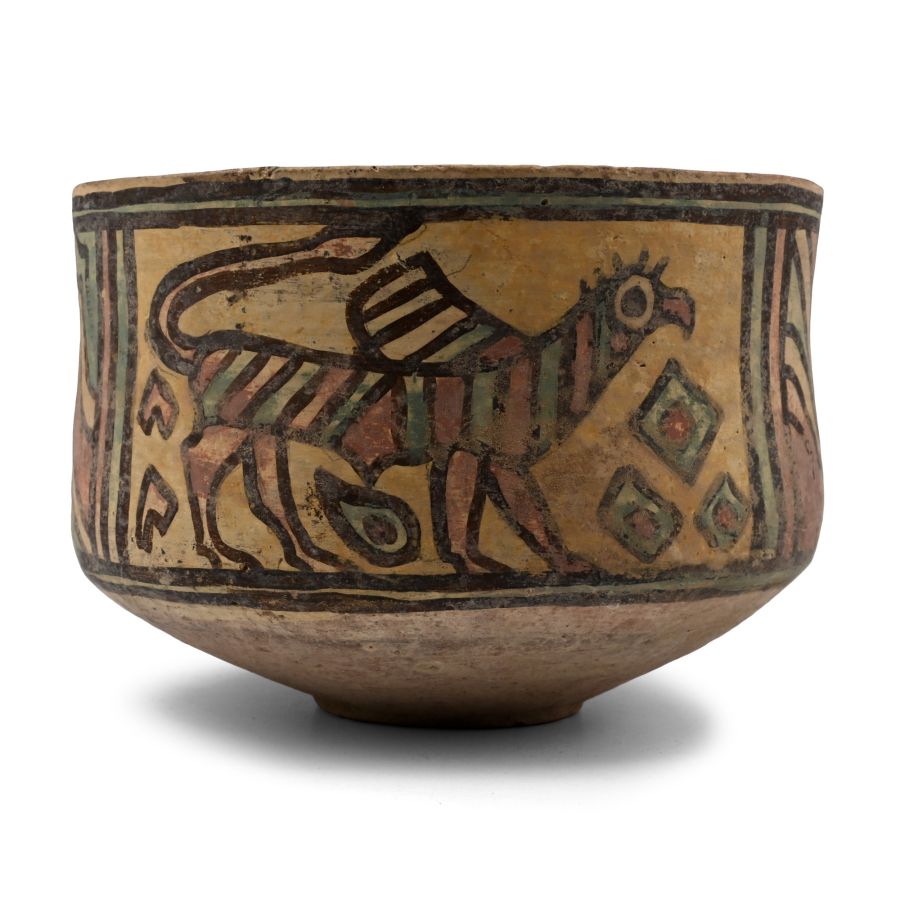 Indus Valley Mehrgarh Terracotta Vessel with Animals