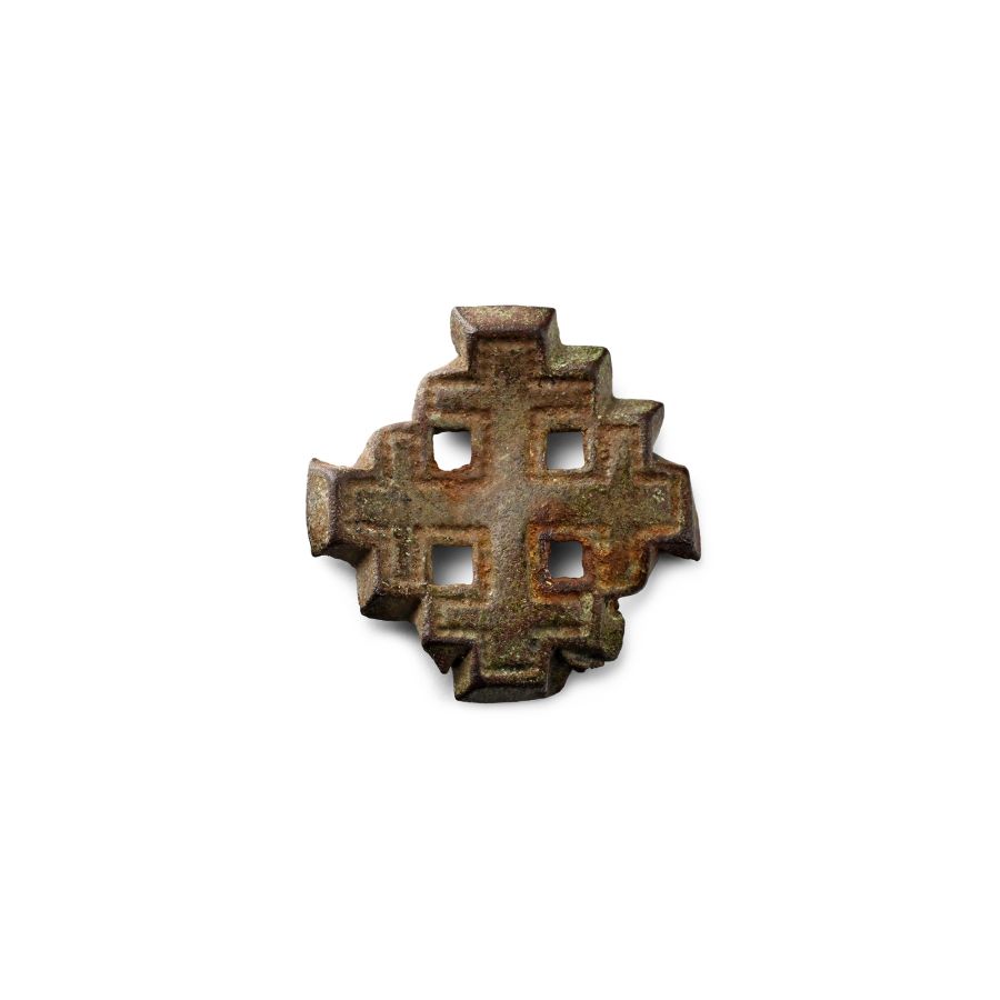 Medieval Bronze Knight's Holy Sepulchre Badge