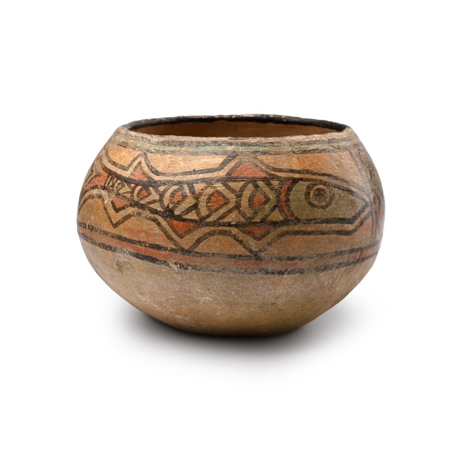 Indus Valley Mehrgarh Terracotta Cup with Fish