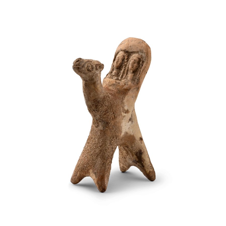 Parthian Terracotta Figurine of Camel Riders