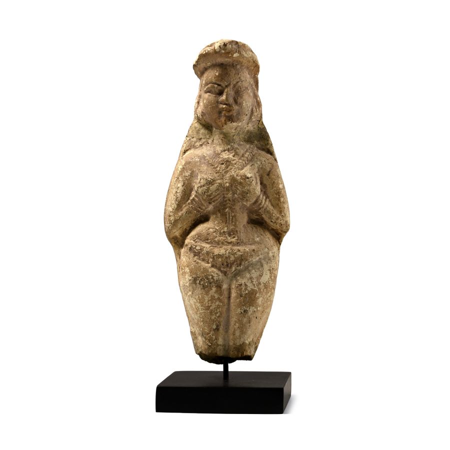 Western Asiatic Terracotta Goddess Astarte Figure