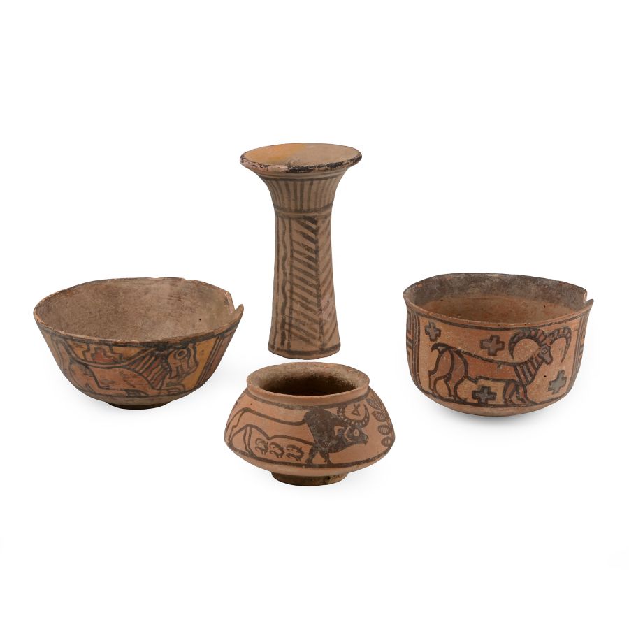 Indus Valley Mehrgarh Terracotta Vessel Group