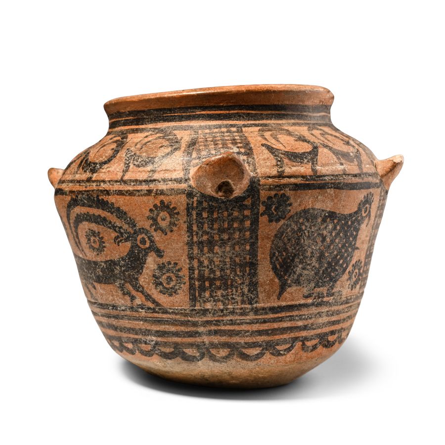 Indus Valley Terracotta Jar with Ibex