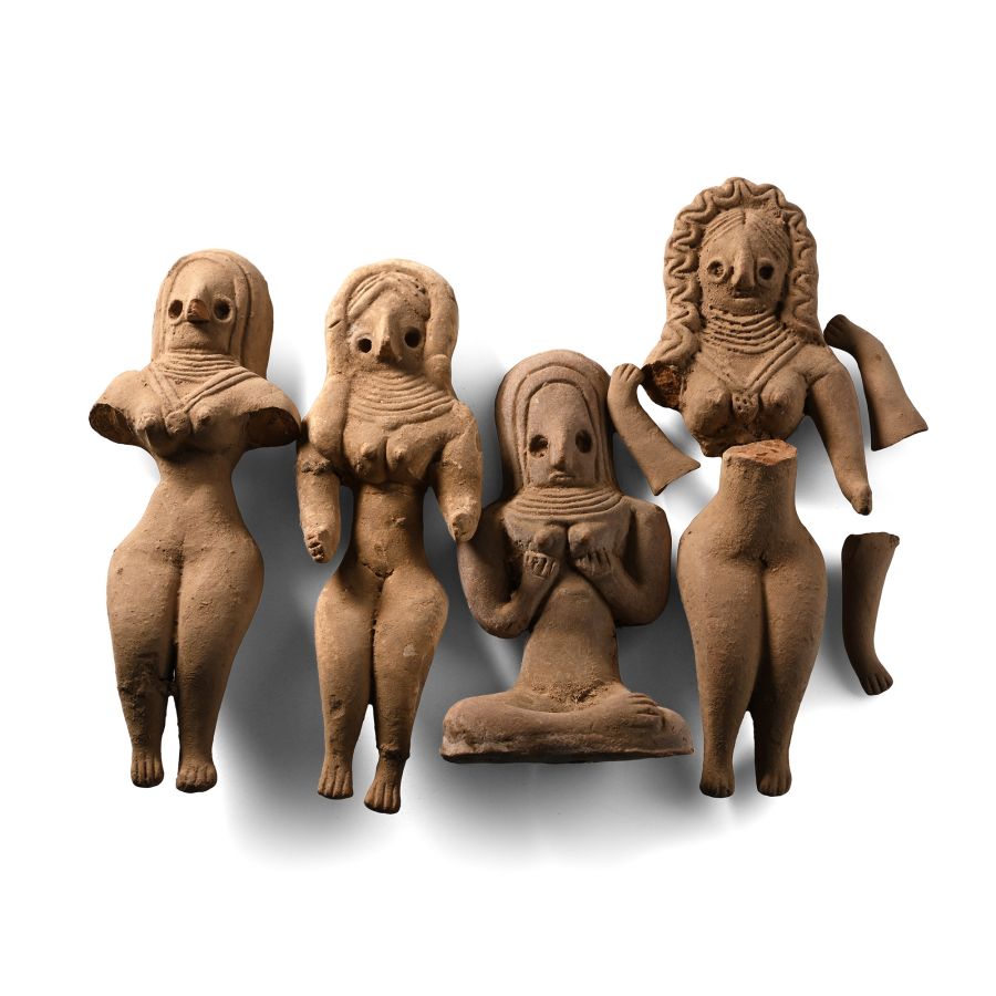 Indus Valley Style 'Mohenjo-Daro' Terracotta Idol Group