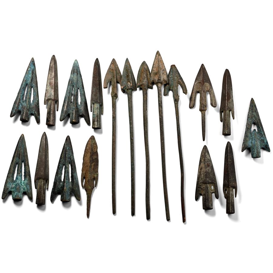 Reproduction Bronze Arrowhead Collection