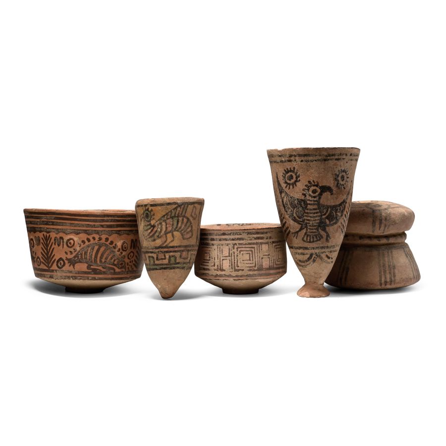 Indus Valley Mehrgarh Terracotta Vessel Group