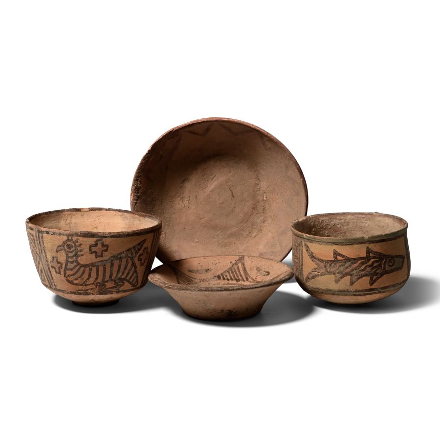 Indus Valley Mehrgarh Terracotta Vessel Group