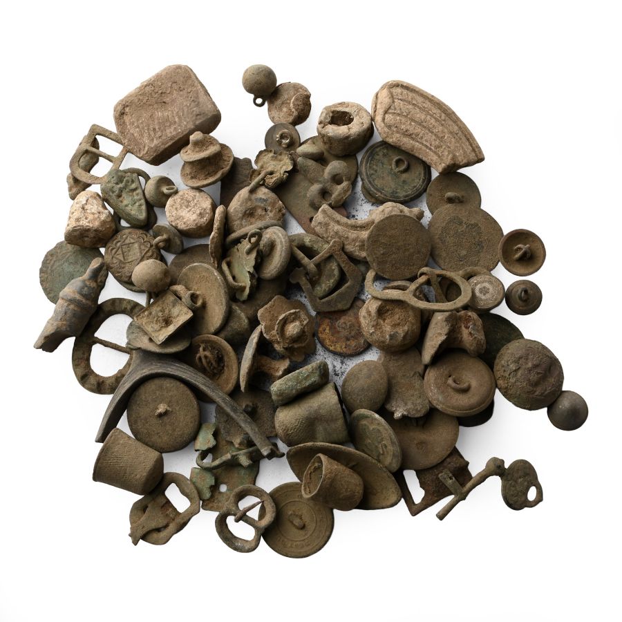 Medieval and Other Bronze and Lead Artefact Group