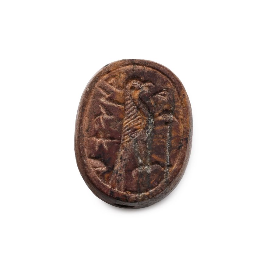 Aramaic Stone Inscribed Scaraboid Seal