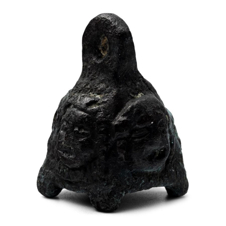 Hellenistic Bronze Medusa-Headed Bell