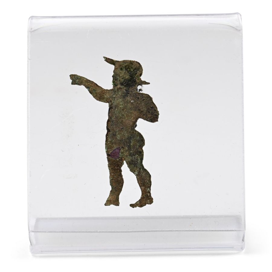 Roman Bronze Gladiator Figure