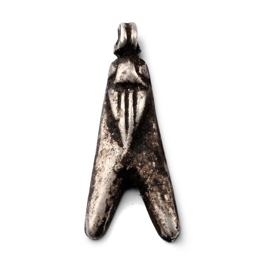 Egyptian Silver Fly Amulet
