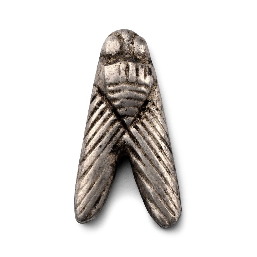 Egyptian Silver Fly Amulet