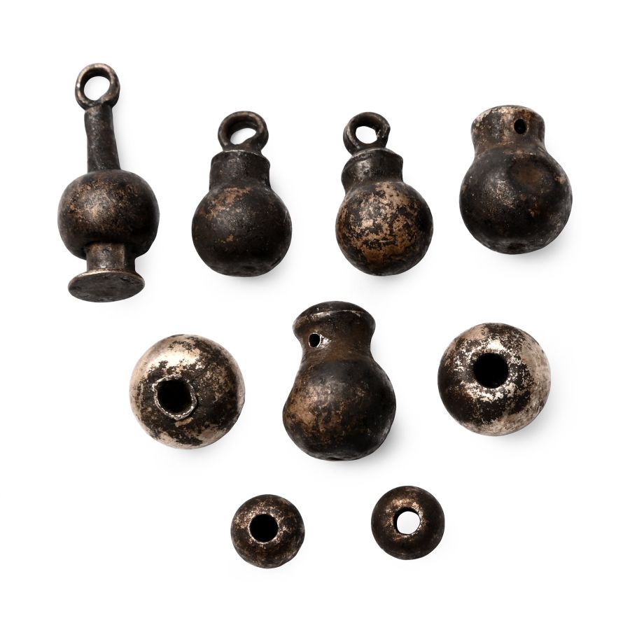 Egyptian Silver Poppy Amulet Collection