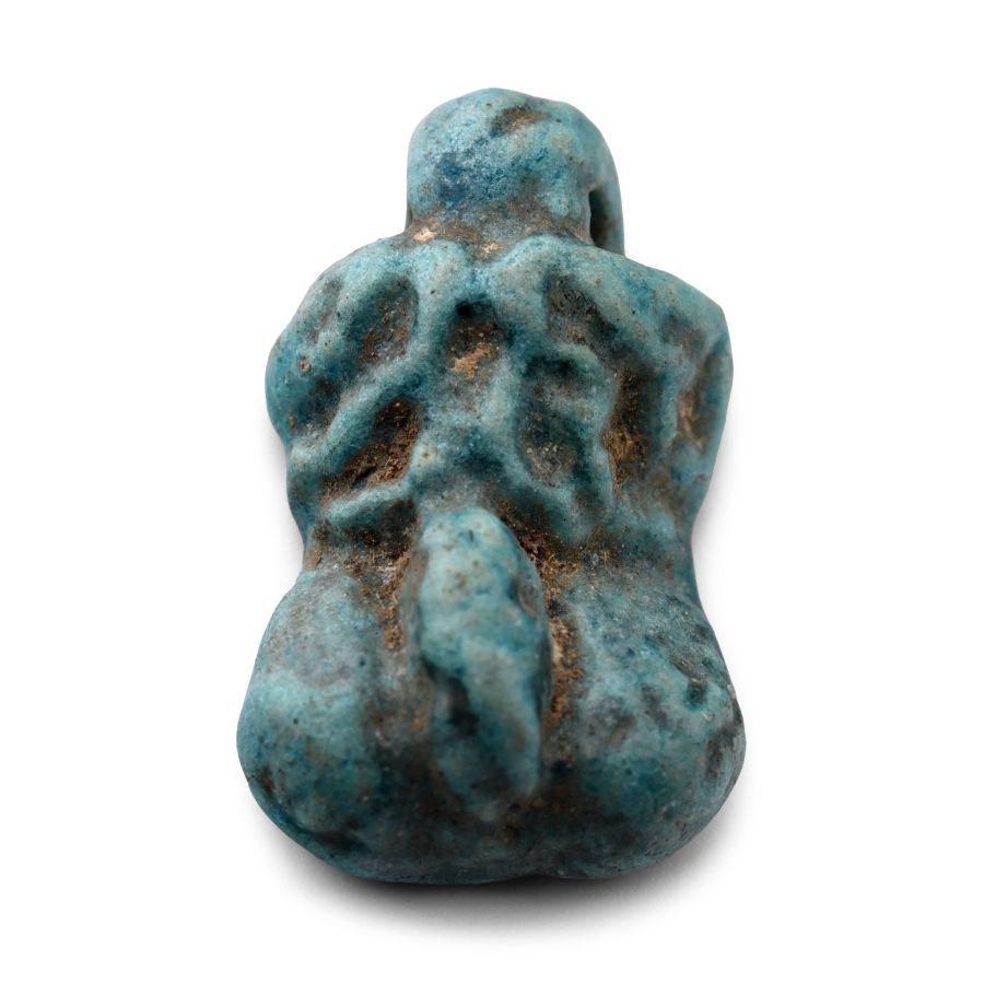 Egyptian Faience Phallic Amulet