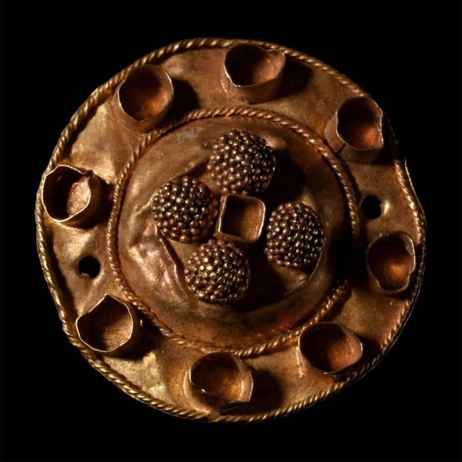 Scythian Gold Floral Mount