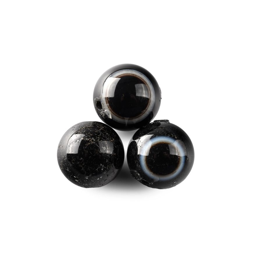 Agate 'Eye' Bead Group